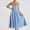 #Blue, variant on DPTALR George Women's Floral Corset Dress, Boho, Spaghetti Strap, Lace Up, Casual, Midi, with Pockets, Low Cut, Flowy, Bustier Sundress,#Black,Size L