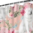 thumbnail image 3 of Great Pyrenees Dog and Pioneer Flower Shower Curtain 84"x72" ,Bathroom Decorative Shower Curtains Set with 12 Hooks,Modern Waterproof Washable Shower Curtain, 3 of 6