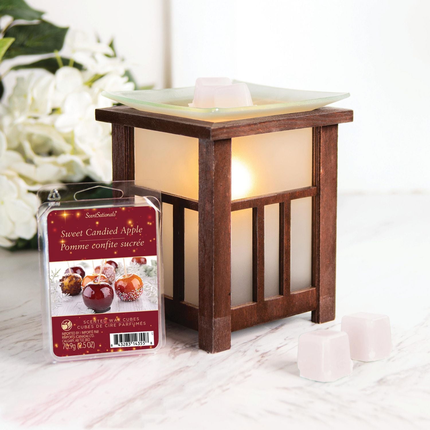 Cubes de cire parfumée Paquet économique ScentSationals - Pomme confite sucrée