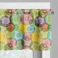 thumbnail image 5 of Ambesonne Vintage Valance & Curtain, Rainbow Color Geometric, 55"x30", Multicolor, 5 of 6