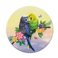 thumbnail image 2 of WIRESTER 7.88 in Round Mouse Pad with Non-Slip Rubber Base for Computers, Laptop, Office & Home - Budgie Parakeet Lovebird, 2 of 5
