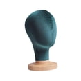 thumbnail image 3 of Serenable Mannequin Head Hat Rack Sturdy Manikin Head Model Space Saving Multifunctional Tabletop Holder for Salon Home Retail Shop Green, 3 of 9