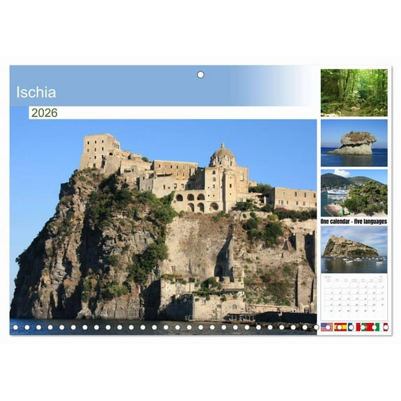 Ischia (Monthly Wall Calendar 2026 16.5 x 23.4 (open)), CALVENDO 14 Month Calendar
