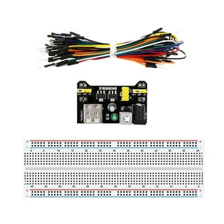 Makeronics Electronics Fun Kit with 3220 Solderless Breadboard| Power  Supply Module| Precision Potentiometer |140 pcs U-Shape Jumpers|65 pcs  Wires and