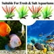 thumbnail image 5 of Plantas acuáticas de algas marinas artificiales para acuario, decoración de plantas de pecera de plástico, 2 piezas., 5 of 5