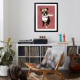 thumbnail image 4 of Art.com Boston Terrier Flying Ace Art Print by Fab Funky, Black Frame Wall Art, 32" x 40", 4 of 5