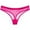 Hot Pink, variant on Women's Briefs and Thongs Elegant Net Panties with Printed Letters Low Rise Seamless Underwear for Everyday Comfort and Fit Brown M
