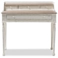 thumbnail image 3 of Baxton Studio Anjou Writing Desk in White and Natural, 3 of 5