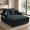 Grey Blue, variant on JULY'S SONG 60" Oversized Chaise Lounge Chair Indoor with Wooden Frame, Upholstered Sofa Bed with 4 Storage Pockets & 2 Cup Holders, Comfy Sleeper Chair with USB Port for Living Room, Bedroom, Beige