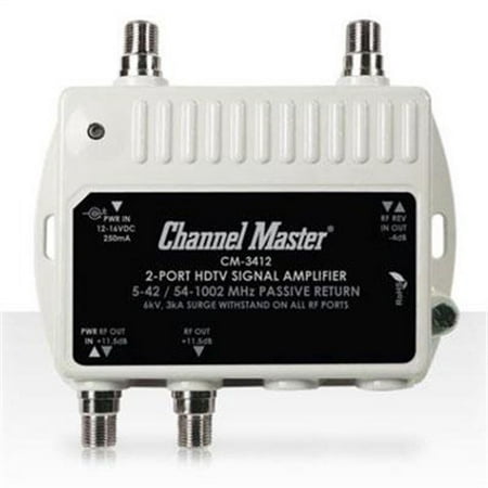 Channel Master CM-3412 2-Port RF Signal Distribution (Best Rf Channel For Magic Eye)