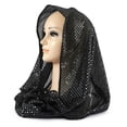 thumbnail image 2 of Fewfanhot Women's Sequin Infinity Scarf & Head Wrap, Solid Color Lightweight Shimmering Mesh Scarf for Party, Evening Wear and Everyday Fashion Versatile Accessory, 2 of 4
