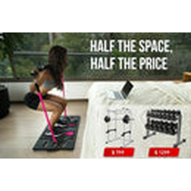 BodyBoss Home Gym 2.0 Full Portable Gym Home Workout Package Pink Walmart