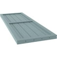 thumbnail image 6 of Ekena Millwork 17 1/2"W x 66"H Americraft Five Board Exterior Real Wood Two Equal Panel Framed Board-n-Batten Shutters (Per Pair), Peaceful Blue, 6 of 9