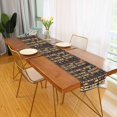 thumbnail image 2 of Yayeee Table Runner 90 inches Long Home Kitchen Dinning Party Decoration, Beige Geometric, 2 of 7