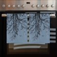 thumbnail image 2 of Blue Black Branches Kitchen Towels Set of 3, Water Absorbent Dish Towel, Botanical Dead Tree Birds Decorative Hand Towels - Quick Drying Cloth for Cooking Baking, 18x28 Inch, 2 of 8