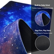 Cmhoo Gaming Mouse Pad Size 27.5x11.8 Thickness 0.12 inches,Premium-Textured Non-Slip Rubber & Waterproof Computer Mousepad with Stitched Edges 70x30 sky06