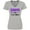 Athletic Heather, variant on Tougher than Cystic Fibrosis Women's V-Neck T-Shirt