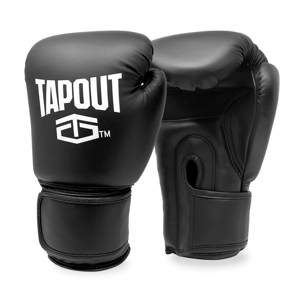 Tapout Boxing Set - 10 oz Gloves, Headgear, Two Handwraps, One Mouth Guard, Mesh Bag - Complete Training Gear for Boxers