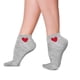 thumbnail image 5 of GOOHOCHY 5 pares de calcetines con estampado de corazones, calcetines cortos con estampado de corazones, calcetines tobilleros, calcetines de dibujos animados., 5 of 8