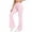 Pink, variant on EGNMCR Women's Flare Leggings Yoga Pants Soft Crossover High Waisted Bootcut Yoga Pants Tummy Control Bell Bottom Leggings Wide Leg