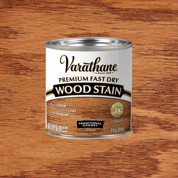 Traditional Cherry, Varathane Premium Fast Dry Wood Stain-262027, 8 fl oz