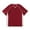 Wine, variant on HexaHive Men's Summer Solid Color Inserted Shoulder High Half Sleeve T-Shirt - Casual Fashion