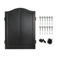 thumbnail image 4 of TFCFL Dartboard Cabinet Set Dart Board Electronic Scoreboard Dart Machine Cabinet with 12x Darts, 4 of 15