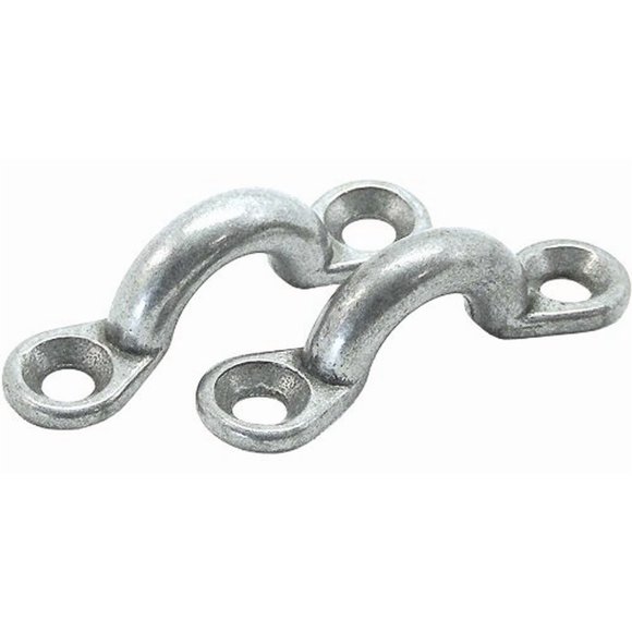 Invincible Marine Stainless Steel Eye Straps, 2-Pack