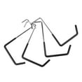 thumbnail image 1 of OUNONA 4Pcs Wall Mount Storage Hooks Multi Color Iron Pvc For Garage Bikes Ladders Tools 7.9x5.7x0.4in, 1 of 8