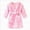 Pink 0626, variant on Toddler Boys Girls Flannel Bathrobes Kids Soft Hooded Sleepwear Cartoon Print Night-robe Kids Flannel Hooded Bathrobe 2T 3T 4T 5T 6T 7T Toddler Plush Robes With Belt,Yellow,Size 2-3T