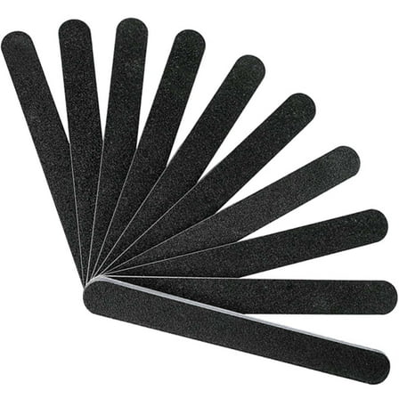 10pcs Professional Nail File 100 180 Grit Double Sided Washable Nail Files, Fingernail Files Emery Emory Boards for Nails