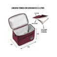 thumbnail image 2 of Lonchera Bolsa Térmica VIMI Gran Capacidad Color rojo, 2 of 5