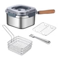 thumbnail image 1 of Frying Pan Outdoor Food Storage Box Portable Deep Fryer Steamer Gas Electric Cooking Pot Kitchen Utensils, 1 of 4