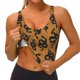 thumbnail image 3 of Fotbe Snake Sujetador Deportivo Largo sin Aros para Mujer con Almohadillas y Soporte Medio, Transpirable y Absorbente, Camiseta Tipo Chaleco o Tank Top-Medium, 3 of 8