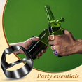 thumbnail image 3 of Elegante anillo abridor de botellas de acero inoxidable, diseñado ergonómicamente para uso a largo plazo en fiestas de cumpleaños, celebraciones de bodas, banquetes, que ofrece comodidad portátil y, 3 of 5