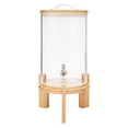thumbnail image 6 of ToppiJoy 7.5L/2gal Glass Beverage Dispenser Beverage with Bamboo Stand, Drink Dispenser with 304 Stainless Steel Spigot for Picnic, Parties Bar, 6 of 13