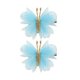 thumbnail image 1 of 2 pinzas para el pelo con forma de mariposa, pasadores portátiles para el pelo liso. Malla Azul, 1 of 9
