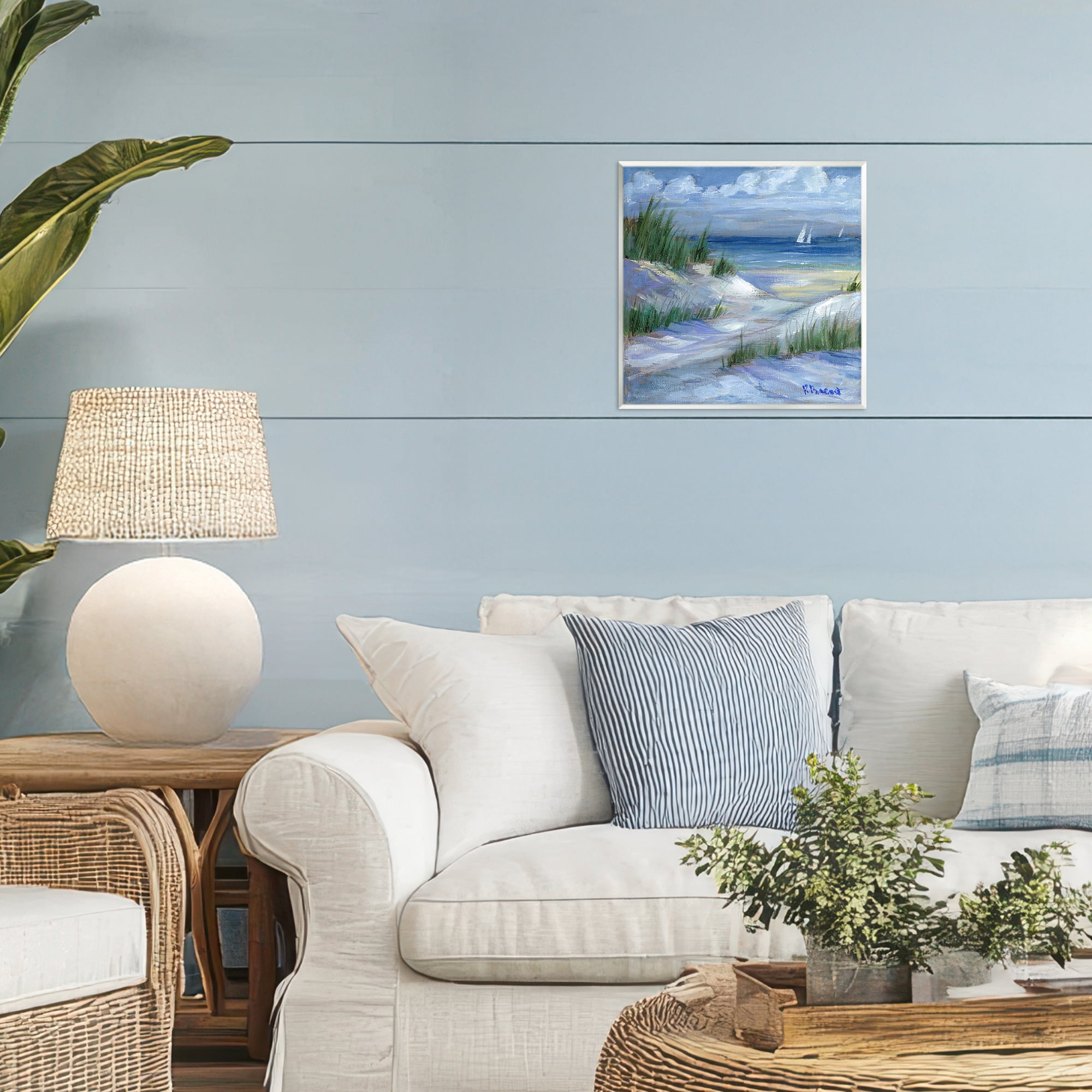 Stupell Industries Crooked Island Dunes & Sailboats Wall Plaque Art, design by Paul Brent