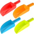 thumbnail image 1 of LoayBhok Pala de playa de juguete para niños: Palas de arena de plástico resistente, herramientas para niños pequeños, paquete de 4 juegos de juguetes de caja de arena para excavación al aire libre, 1 of 3