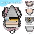 thumbnail image 4 of ALAZA Camouflage Pink School Backpack Lunch Box Set Student Bookbag, 4 of 7