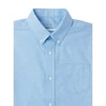 thumbnail image 3 of Wonder Nation Boys School Uniform Short Sleeve Button-Up Oxford Shirt, Sizes 4-18, 3 of 3