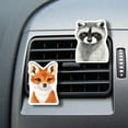 thumbnail image 5 of WIRESTER Car Air Freshener Fragrance Vent Clip Interior Decoration for Cars with Lemon Scented Pad - Nursery Baby Fox Pups, 5 of 7