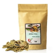 NY SPICE SHOP Senna Pods - 08 Ounce - Natural Dried Herb - Seena Pods Herbal Tea - Whole Senna Pods