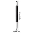 thumbnail image 4 of Xihbxyly Bolígrafo Multifunción Metálico, 6 En 1, con Destornillador, Lápiz y Regla, Regalo Portátil para Hombres, Lápiz Capacitivo para Dispositivos Inteligentes, Herramienta Práctica para Ingeniero, 4 of 7