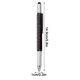 thumbnail image 3 of Fiudx Bolígrafo Multifunción Metálico, 6 En 1, con Destornillador, Lápiz y Regla, Regalo Portátil para Hombres, Lápiz Capacitivo para Dispositivos Inteligentes, Herramienta Práctica para Ingenieros,, 3 of 6