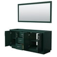 thumbnail image 3 of Wyndham Collection Wcf2929-72D-Cx-M70 Miranda 71" Double Free Standing Vanity Cabinet -, 3 of 7