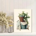 thumbnail image 2 of UXIEQU White Rose Laundry Basket Canvas Wall Art Print 15.75x11.81 Inches, 2 of 8