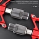 thumbnail image 1 of Bicicleta MTB Bike Pedal Extender Extensión Pernos Espaciadores Eje Manivela Pedal (Plata), 1 of 7