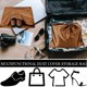 thumbnail image 5 of Paquete De 10 Bolsas Para El Polvo Para Carteras Y Bolsos, Bolsa De Almacenamiento Con Cubierta Antipolvo De Seda Con Cordón, Bolsa De Almacenamiento De Viaje Para Bolso, Bolso, Zapatos, Botas (Marrón, 5 of 5