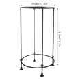 thumbnail image 2 of Freestanding Round Garment Display Retail Rack Clothes Store Display Rack Black, 2 of 10